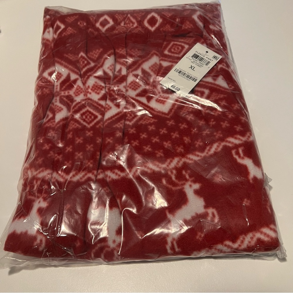 Club Room Men's Fair Isle Fleece Pajama Pants